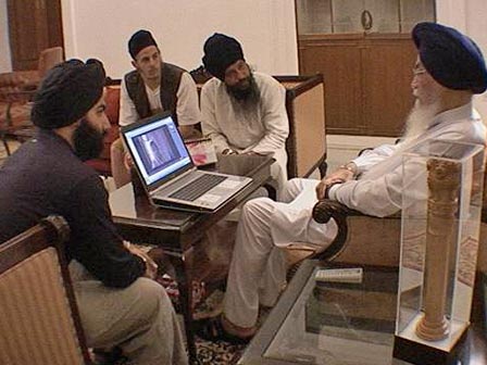 The UNITED SIKHS team meets with Governor Barnala